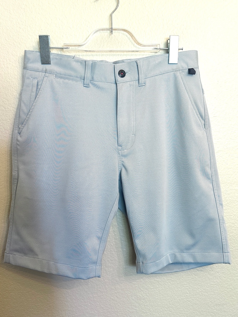 Halsey Breakwater Sport Shorts Blue/White Micro Stripe